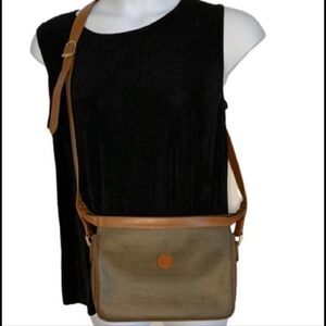Fendi Taupe/Tan Crossbody Purse 